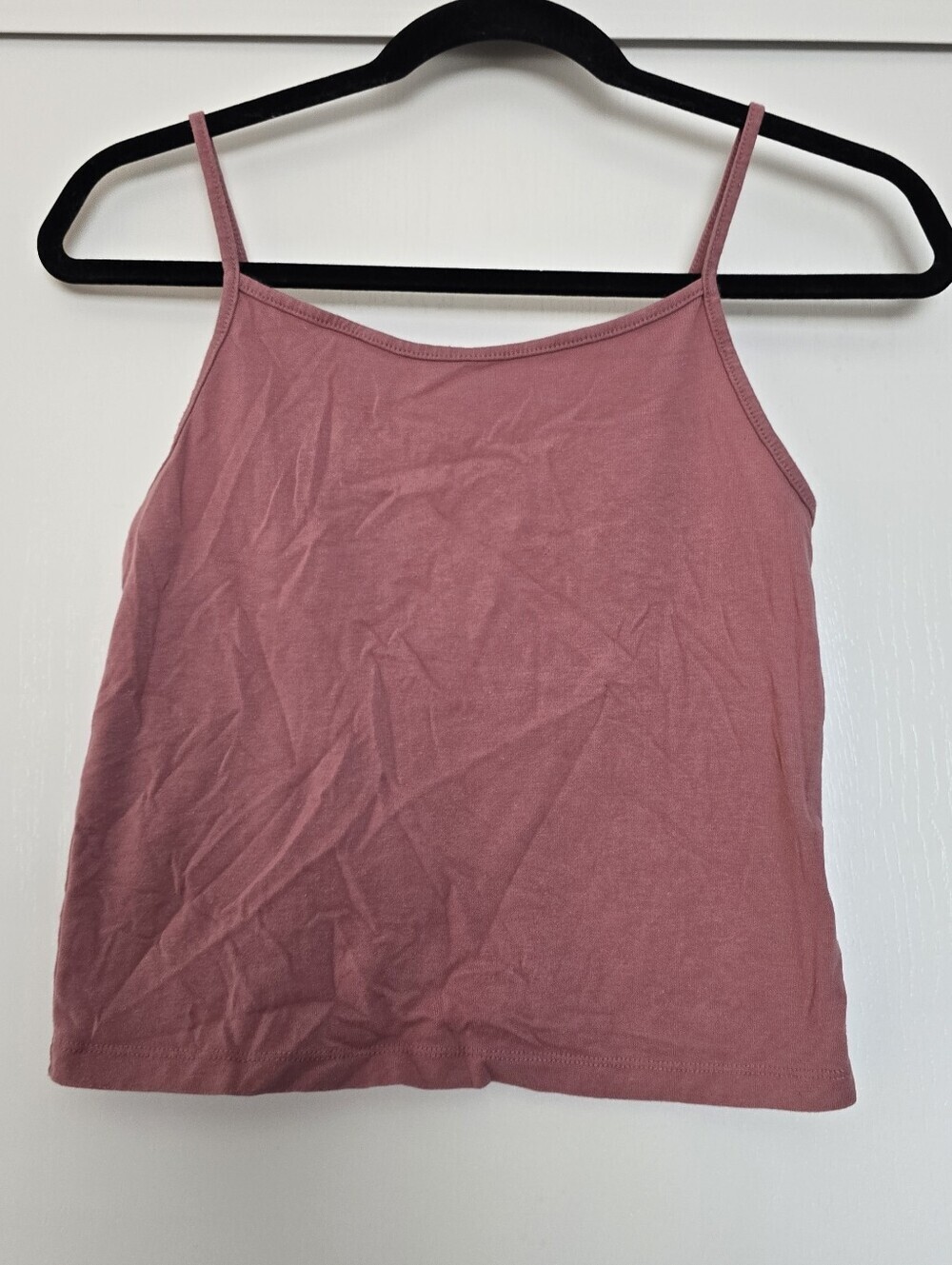 Wild Fable - Dusty Pink Cropped Cami Tank Top With Spaghetti Straps